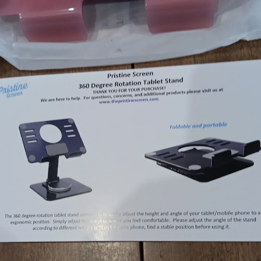 Pink Tablet Stand
